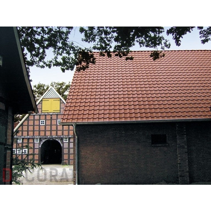 Керамическая черепица рядовая Koramic Alegra 9 Red Engobe